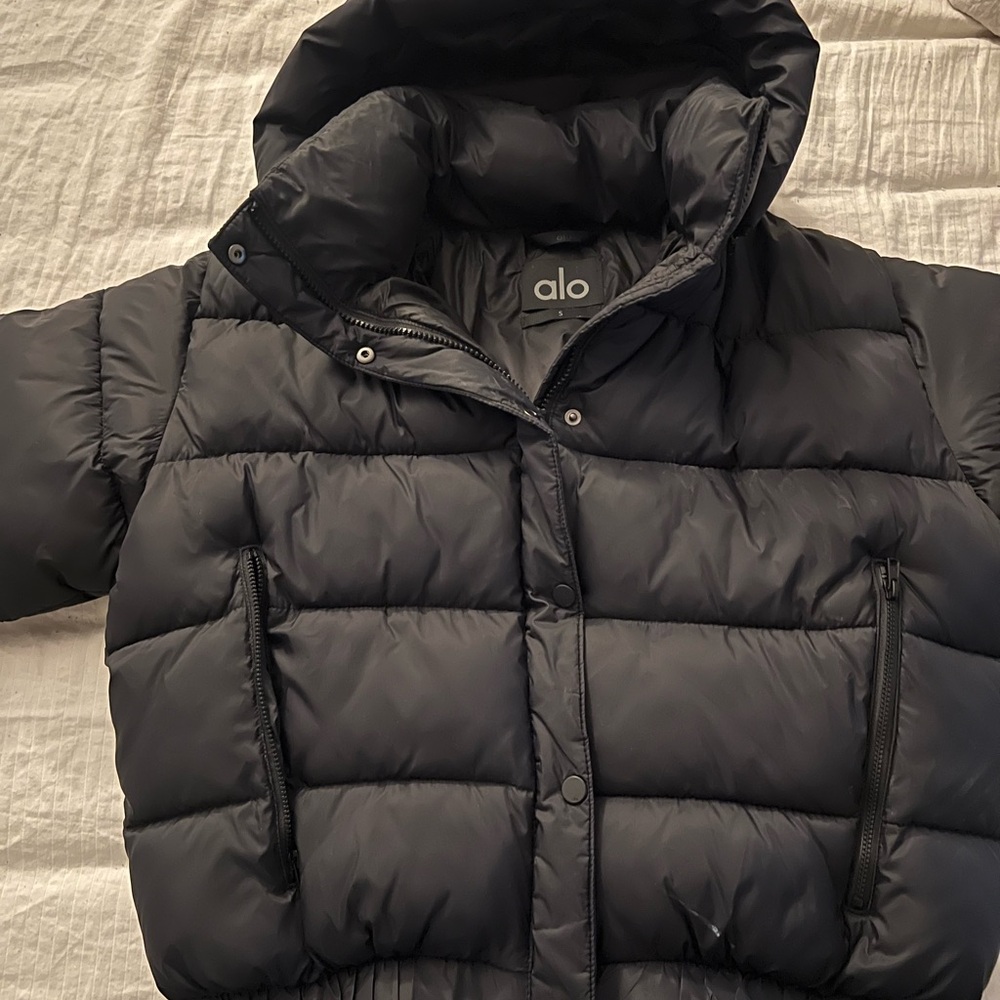 ALO Yoga Black Quilted Jacket